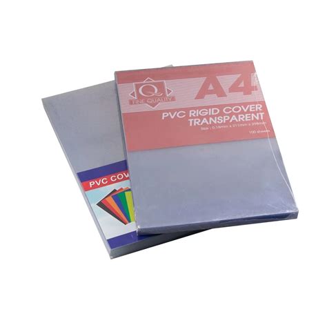 A3 A4 Size 200 Micron 250 Micron PVC Plastic Sheet For Binding Covers