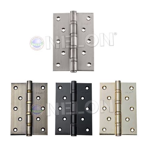 Nelon 5 Inch 4 Bearings Sold In Pairs Stainless Steel Door Hinges