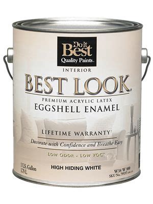 Do It Best Quality Paints Best Look Eggshell Interior Paint Review ...