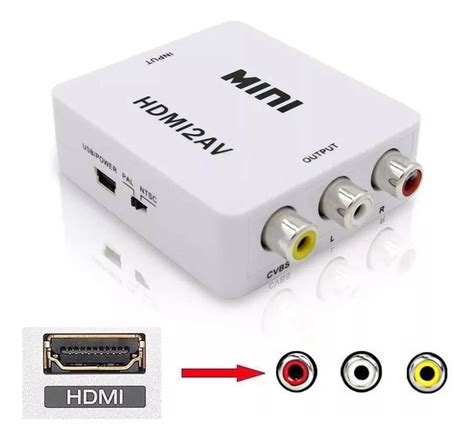 Adaptador Para Conectar Chromecast Em Tv De Tubo Hdmi Rca Mercado Livre