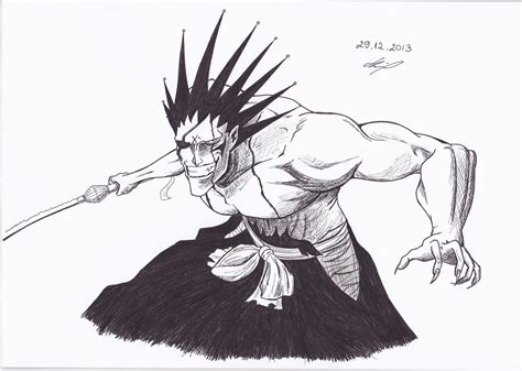 Zaraki Kenpachi Bleach By Iamzuo On Deviantart