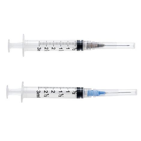 Medline Standard Hypodermic Syringes With Needle