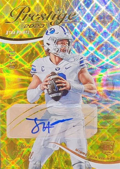 Jaren Hall 2023 Prestige 346 Xtra Points Signatures Gold 50 Price