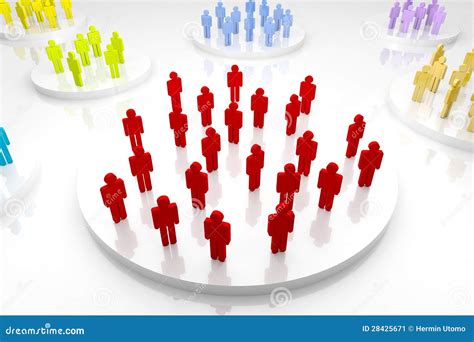 large team stock illustration illustration  group
