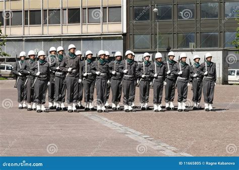 A Small Military Parade in Helsinki, Finland Editorial Image - Image of ...