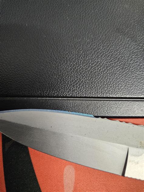 How would I get think kink out of my blade? : r/knifeclub