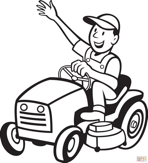 Lawn Mower Silhouette At Getdrawings Free Download