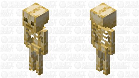 Realistic Skeleton Minecraft Mob Skin