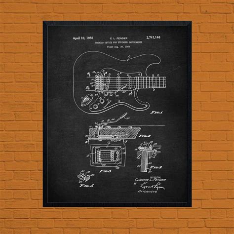 Guitar Art, Guitar Player Gift, Music Poster, Guitar Decor, Vintage ...