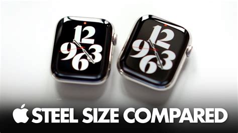 Apple Watch Series 7 Stainless Steel 41mm Vs 45mm Vs 44mm Size Comparison On Wrist Youtube