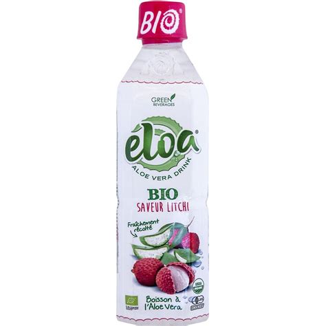 Aloe Drink For Life Boisson L Alo Vera Saveur Litchi Bio Bouteille