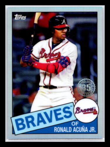 Ronald Acuña Jr 2020 Topps Chrome 1985 Topps Baseball 85TC 25 eBay