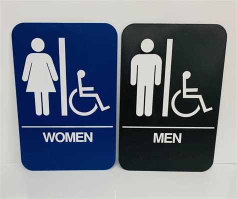 ADA MENS OR WOMENS RESTROOM Engraphix