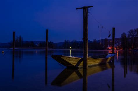 Boat On The Rhine Taken Near The City Of Stein Am Rhein Michael