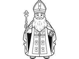 Sinterklaas Coloring Pages Top Free Printable Designs