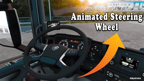 Ets Mods V Animated Steering Wheel Ets Mods Youtube