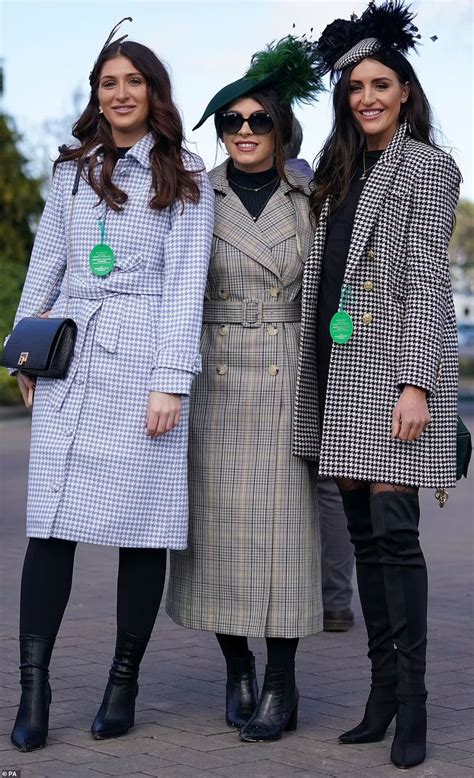 Cheltenham Festival Racegoers Don Green Outfits For St Patrick S Day