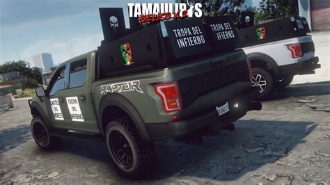 Ford Raptor F Armored Cartel Cdn Sp Five M Template Gta