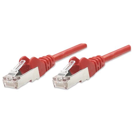 Cavo Di Rete Patch In Rame Schermato Cat 5e Rosso F UTP 30 M Cavi