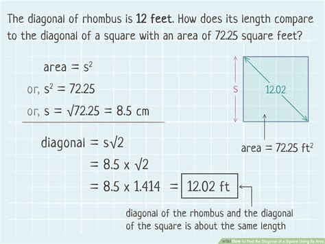 Diagonals Of A Square