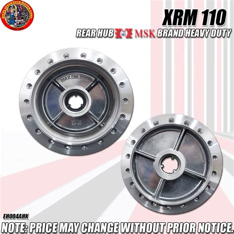 Xrm Rear Hub Msk Brand Heavy Duty Eh Ahk Shopee Philippines