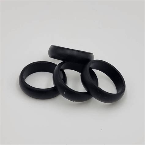 Silicone Rubber Wedding Ring Band For Men And Women Etsy