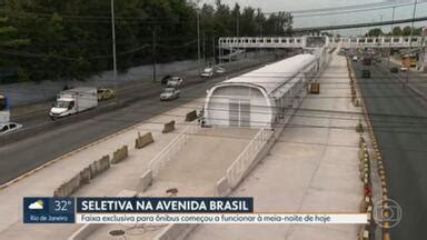 Rj Faixa Seletiva Come A A Funcionar Na Avenida Brasil Globoplay