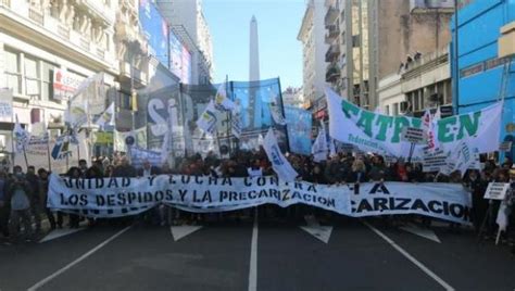 En Fotos La Multitudinaria Marcha De Prensa Contra Despidos Y Precarización