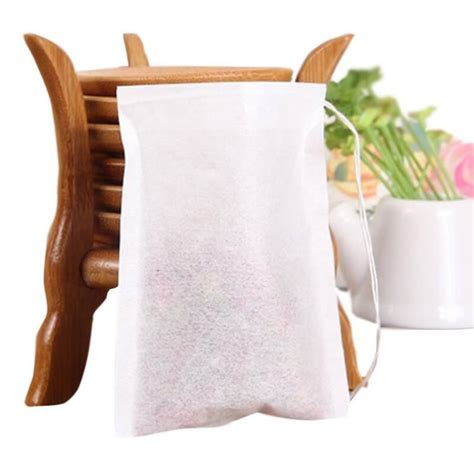 China Pla Corn Starch Biodegradable Tea Bag Tea Filter Paper Bag With Cotton String Manufacturer