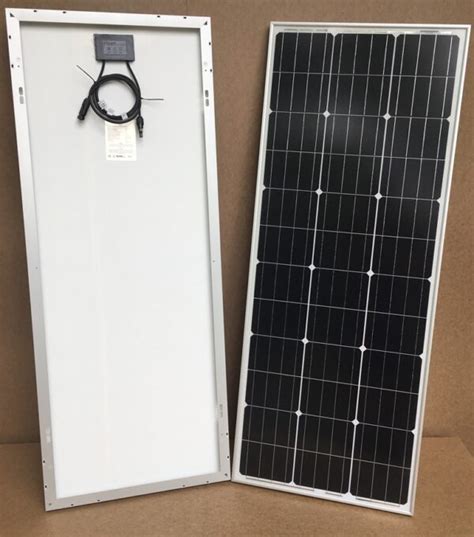 Pannello Solare Fotovoltaico 100 W 12 V Monocristallino Stretto 4