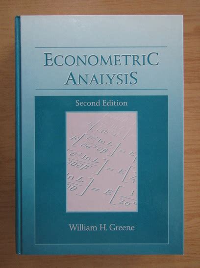 William H Greene Econometric Analysis Cumpără