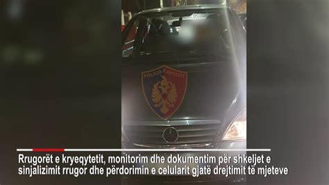 Big Brother në rrugët e Tiranës policia dend me gjoba shoferët ja