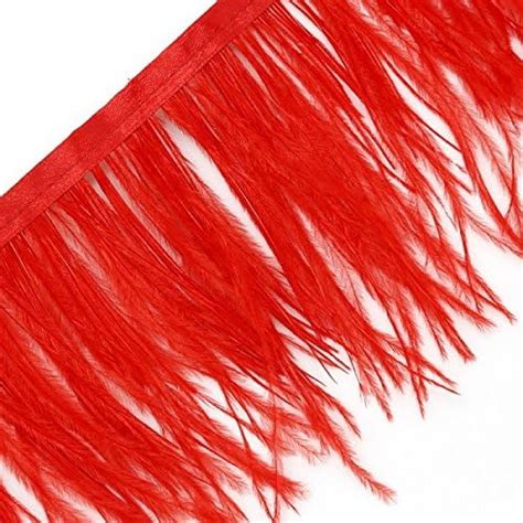 2 5 10 Meters Real Ostrich Feather Trims For Skirt Dress Costume 10