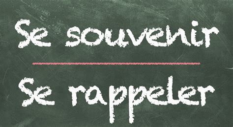 Se Souvenir Ou Se Rappeler France Podcasts