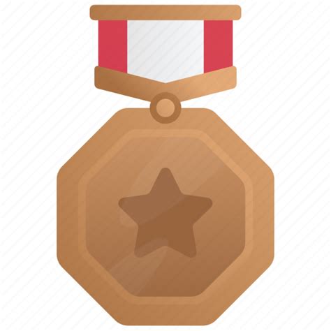 Bronze Medal Achievement Honor Icon Download On Iconfinder