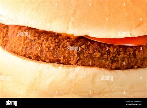 Burger Close Up Image Junk Food Stock Photo Alamy