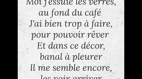 Edith PIAF Les Amants D Un Jour PAROLES YouTube Singing Songs