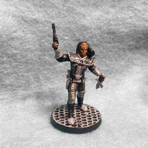 3D Print of Star Trek Adventures - TNG Klingon Female Warrior 2 by ...