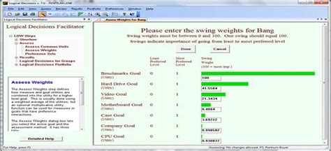 logical decisions software   effective decisions