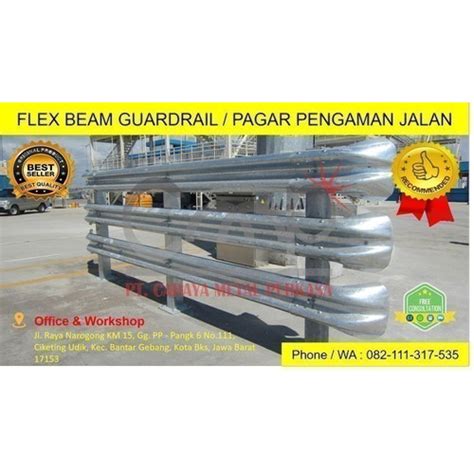 Jual Flex Beam Guardrail Pagar Pengaman Jalan Pagar Pembatas Tasik