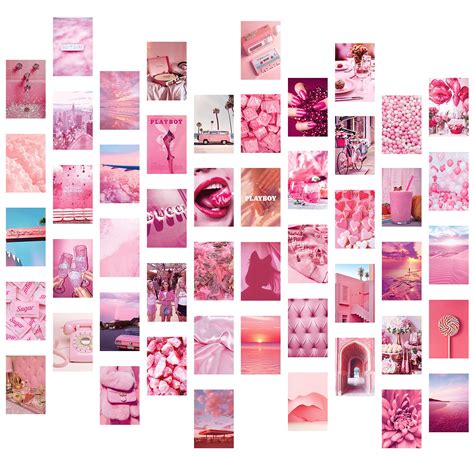 Buy S For Room Aesthetic Pink Wall Collage Kit Aesthetic Room Decor Pictures For Bedroom Dorm