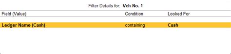 How To Apply Filter In Reports In Tallyprime Basic Filter Multi