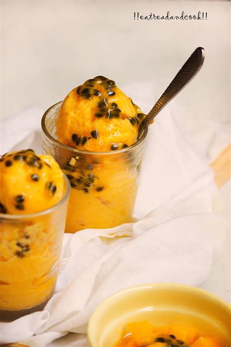 Mango And Passion Fruit Sorbet