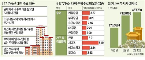 부동산 규제에 건설·은행株 울고가구·증권株 웃고 네이트 뉴스