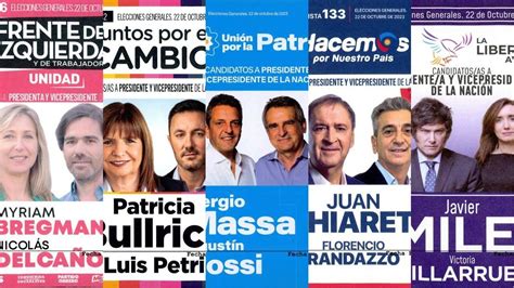 Elecciones 2023 Así Se Presentan Los Candidatos Presidenciales Con Sus