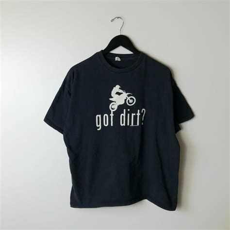 Vintage Tops Vintage Y2k Got Dirt T Shirt Black Xl Extra Large Coed