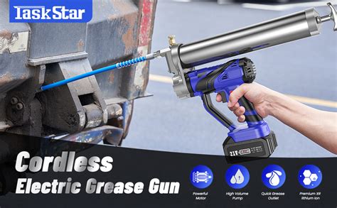 Taskstar V Grease Gun Battery Powered Update Powerful