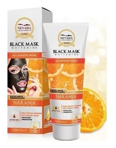 Mascarilla Negra Naranja Black Mask Nevada 120g Cuotas sin interés