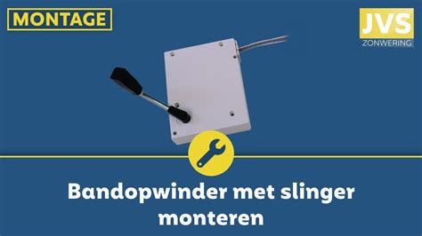 Montage Bandopwinder Met Slinger Monteren YouTube