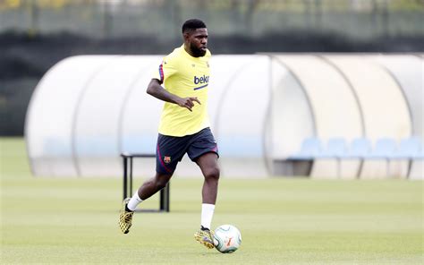 Samuel Umtiti has a right calf injury